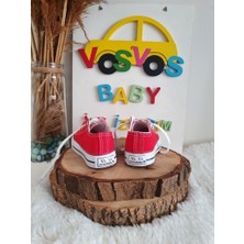VOSVOSBABY Beyaz Keten Sneaker