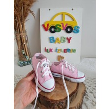 VOSVOSBABY Beyaz Keten Sneaker