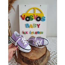 VOSVOSBABY Beyaz Keten Sneaker