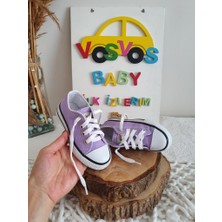 VOSVOSBABY Beyaz Keten Sneaker