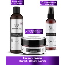 Platin,Sarı Saçlara Özel Turunculaşma Karşıtı Keratin,Aminoasit Kompleksi İçeren 3lü Bakım Seti