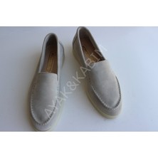 Ayakkabım Official Açık Bej Kadın Günlük Ayakkabı Loafer-39