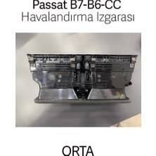 Cepotto Volkswagen Passat B6 B7 cc 2005-2016 Havalandırma Orta Torpido Izgarası Oem