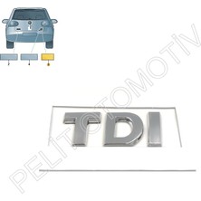 Pelit Otomotiv Golf 6 (2009-2013) Bagaj Kapak Tdı Yazı 5K0853675P