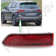 Pelit Otomotiv Tiguan Sol Dış Arka Tampon Reflektörü 5NA945103