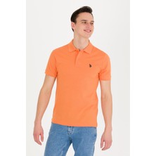 U.S. Polo Assn. Erkek Turuncu Basic T-Shirt 50262933-VR051
