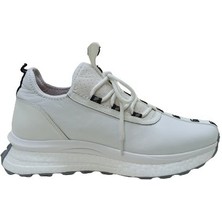 Marcomen Beyaz Deri Erkek Sneaker Spor Ayakkabı