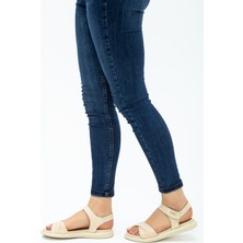 Tamer Tanca Kadın Derı Duz Sandalet Sandalet 878 24 Bn Sndlt Y23