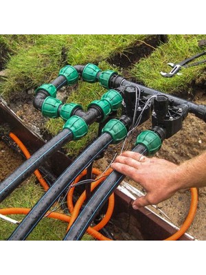 Poelsan Kablin Redüksiyon Te 90X63X90 Kaplin Te Kangal Boru Ekleme Te Sulama Borusu Kaplin Te