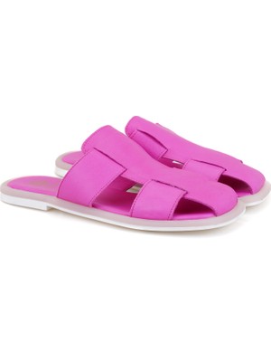 Desa Kadın Pembe Deri Terlik