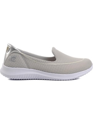 Pierre Cardin PC-30168 Gri Esnek Fileli Kadın Spor Ayakkabı