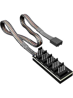 Bastore 5 Port 4 Pin Fan Çoklayıcı Kablo - 4 Pin Pwm Fan Kontrol Kablosu