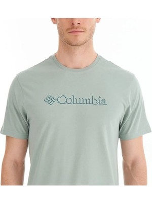 Columbia Csc M Centered Mini Logo Ss Tee Erkek Kısa Kollu Tişört CS0323-350