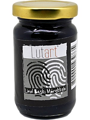 Lutart Linol Baskı Mürekkebi 100 ml Yavaş Kuruyan Sanatsal Çalışmalar için Özel Formül