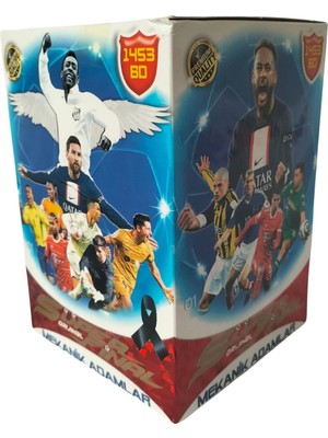 1453 Bd Süper Final Mekanik Adamlar Futbolcu Kartları En Son Seri 150 Paket 3'lü (450 Kart)