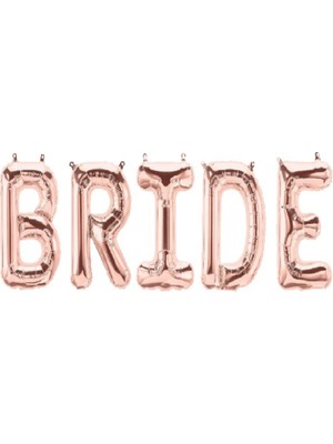 Kidspartim Bride Folyo Balon Rose Gold 34 Inç