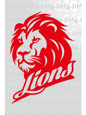 Ecce Aslan Lıon Stıcker 15 cm