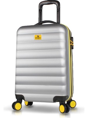 My Valice Colors Abs Küçük Kabin Boy Valiz Gri