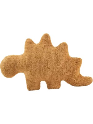 Surjion Dino Nugget Yastık Yatak Odası Dekorasyonu Dinozor Atma Yastık Doldurulmuş Hayvan Peluş 45CMX30CM A (Yurt Dışından)