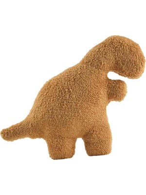 Surjion Dino Nugget Yastık Yatak Odası Dekorasyonu Dinozor Atma Yastık Doldurulmuş Hayvan Peluş 40CMX30CM (Yurt Dışından)