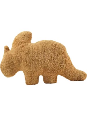 Surjion Dino Nugget Yastık Yatak Odası Dekorasyonu Dinozor Atma Yastık Doldurulmuş Hayvan Peluş 45CMX30CM C (Yurt Dışından)