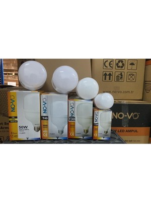 No-vo 30W Torch LED Ampul (Beyaz Işık) - 10 Adet