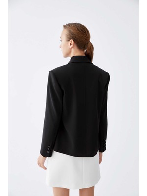 ROMAN Klasik Kadın Ceket Siyah K2216003_001