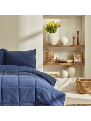 Karaca Home Muse Tek Kişilik Spring Comfort Lacivert