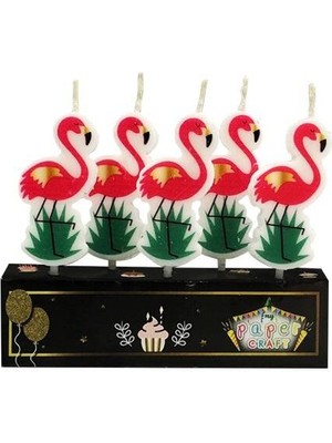 Meri Parti 5'li Flamingo Pasta Mum