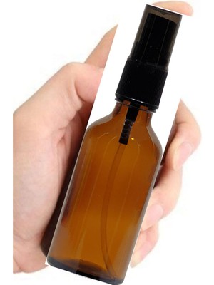 Alsun 10 Adet 30 ml Amber Renk Spreyli Boş Cam Şişe