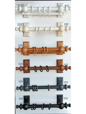 Su Perisi Ceviz Tek Raylı Ahşap Rustik 100 cm