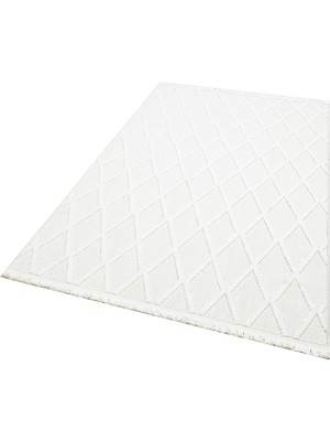 Eko Halı Cozy Czy 04 Cream Hav Toz Vermez Modern Örgü Dokuma Makine Halısı