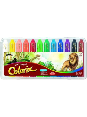 Amos Colorix Üçü Birarada Boya Plastik Kutu 12’Li Crx5Pc12