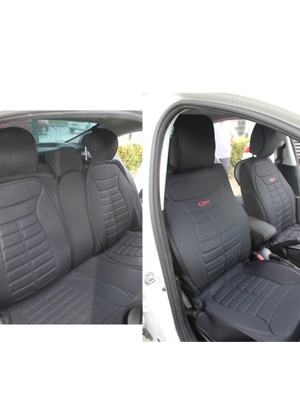Kepmorpho Volkswagen Tiguan Lüx Oto Koltuk Minderi Ön Arka 5'li Set 5star Serisi Siyah