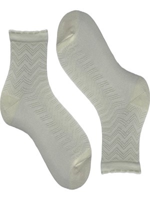 Belyy Socks 6 Lı Paket Jakar Desenli Kız Çocuk Elit Çok Renkli Pamuklu Çorap
