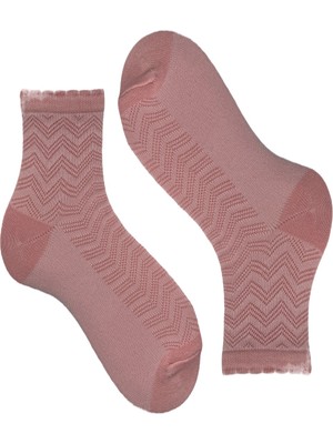 Belyy Socks 6 Lı Paket Jakar Desenli Kız Çocuk Elit Çok Renkli Pamuklu Çorap