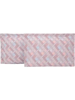 Yataş Bedding Mix&match Callie Volanlı Ranforce Yastık Kılıfı 2'li - Kırmızı