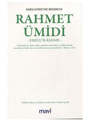 Mavi Yayınları Rahmet Ümidi-Rabia Christine Brodbeck