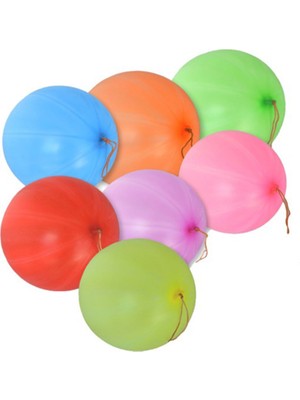 Atom Balon Atom Renkli Punch Balon, Büyük (100 Adet)