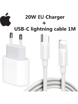 Sumer Store Apple iPhone Tüm Serilerle Uyumlu 20W Hızlı Şarj Aleti Apple iPhone 6 7 8 x 11 12 13 14 Plus