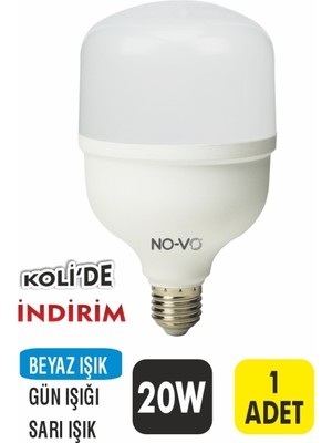 Novo 20W Torch LED Ampul (Beyaz Işık) - 1 Adet