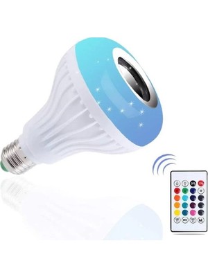 Wınlıght E-27 Duylu Bluetooth Hoparlörlü Kumandalı Rgb LED Ampul (WL-00158)