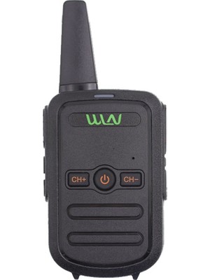 WLN KD-C51 3-5 Km 16 Kanal Tekli Telsiz Siyah Kasa Şarj Aleti Dahil