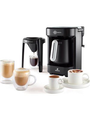 Karaca Hatır Barista Cappuccino ve Türk Kahve Makinesi Pearl White