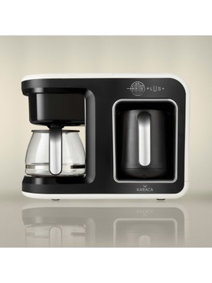 Karaca Hatır Plus 2 in 1 Krem Kahve Makinesi 5 Fincan Kapasitesi ile Otomatik Kapanma Özelliği