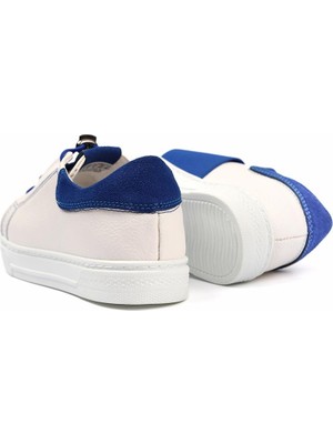 Layki Alvaro Beyaz Mavi Renkli Sneaker