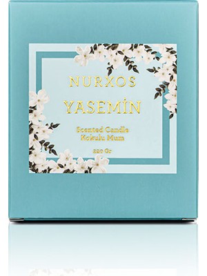 Nurxos 9664 Yasemin 220 gr Kokulu Mum 8681124696649