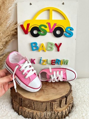 VOSVOSBABY Beyaz Keten Sneaker