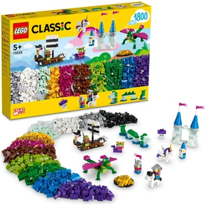 LEGO® Classic Yaratıcı Fantastik Evren 11033 - 5 Yaş ve Üzeri Çocuklar için Hayali Karakterler ve Yaratıklar İçeren Yaratıcı Oyuncak Yapım Seti (1800 Parça)