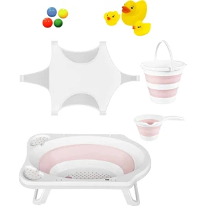 Free Baby  Katlanır  Küvet Bebek Yıkama Banyo Seti 6 Parça